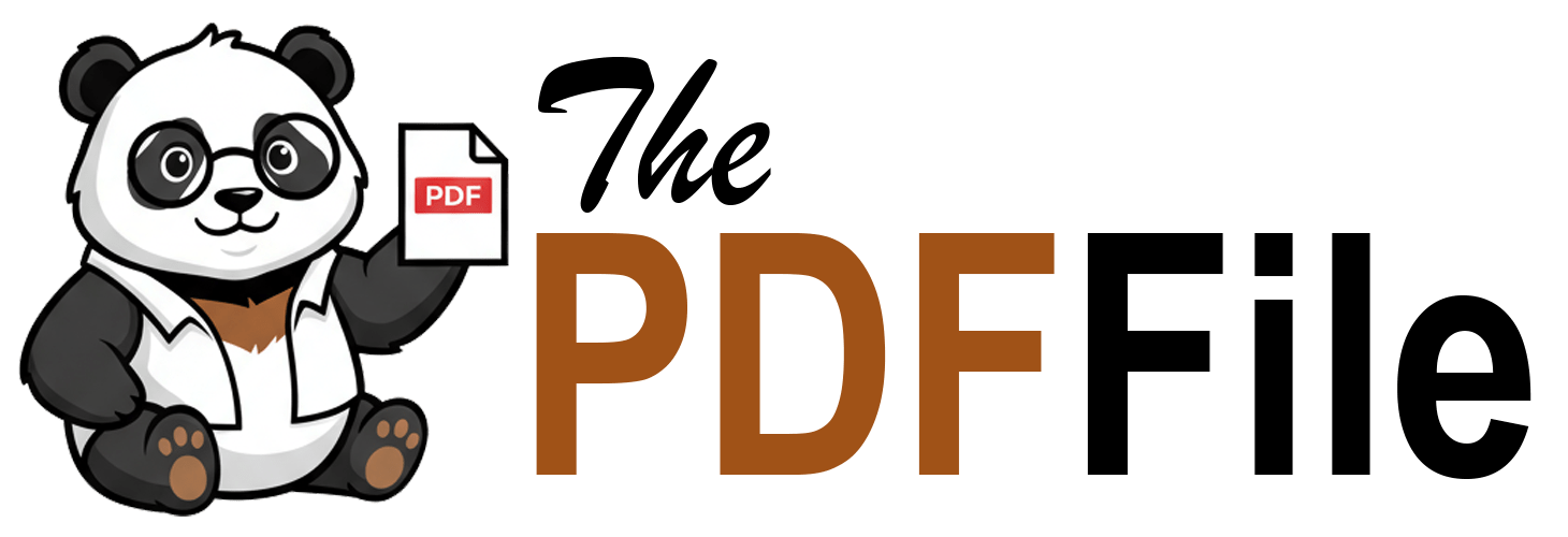 The PDF File logo